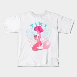 tiki mermaid Kids T-Shirt